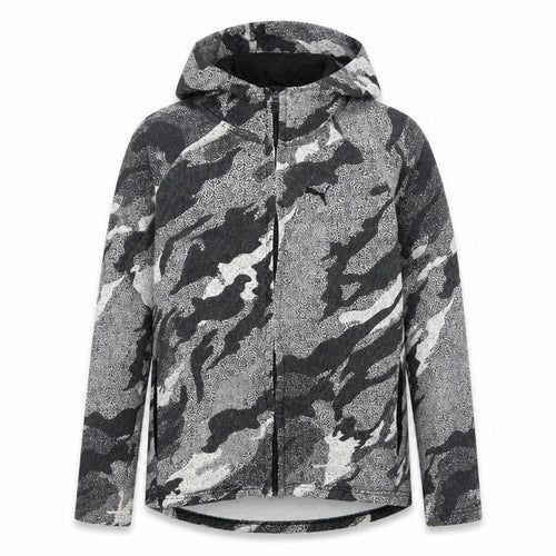 Puma Boys Grey Camouflage Full Zip XL Hoodie