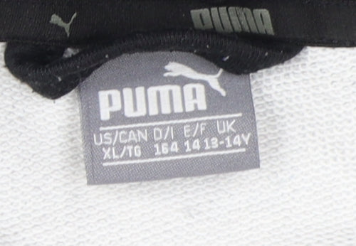 Puma Boys Grey Camouflage Full Zip XL Hoodie
