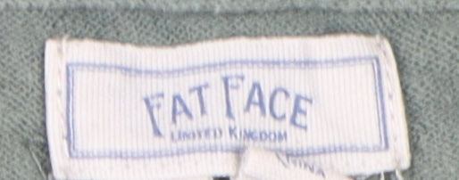 Fat Face Women's Green Floral Pullover Jumper Size 8