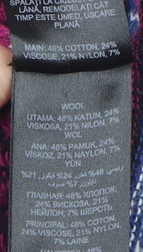 Mantary Women's Multicolour Christmas Cardigan Size 14
