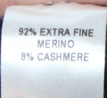 Millshop Woollens Men's Blue Roll Neck Pullover Jumper M