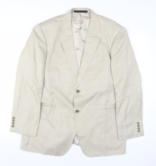 Marks and Spencer Men's Beige Blazer, Size 42R