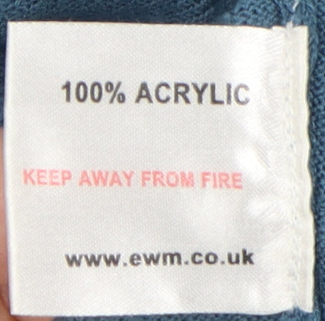 James Pringle Men's Blue XL V-Neck Knit Jumper