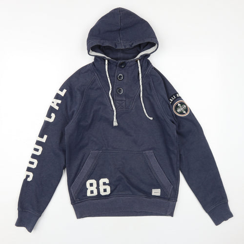 SoulCal & Co Blue XS Henley Hoodie Unisex