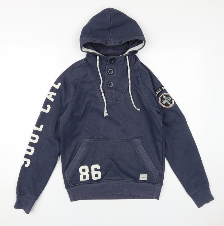 SoulCal & Co Blue XS Henley Hoodie Unisex