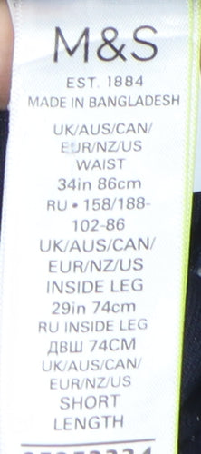 Marks & Spencer Men's Blue Slim Jeans Size 34