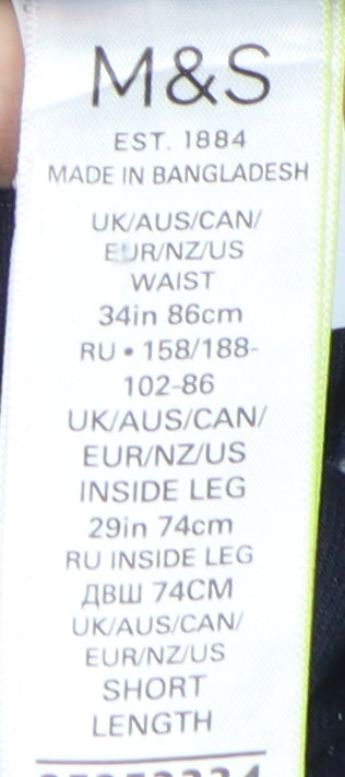 Marks & Spencer Men's Blue Slim Jeans Size 34