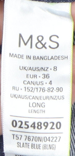 Marks and Spencer Women's Blue Jeans Size 8