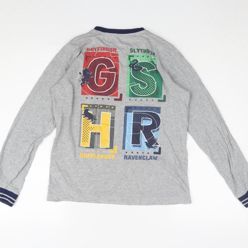 Nutmeg Boys Grey Harry Potter Long Sleeve T-Shirt 13-14 Years