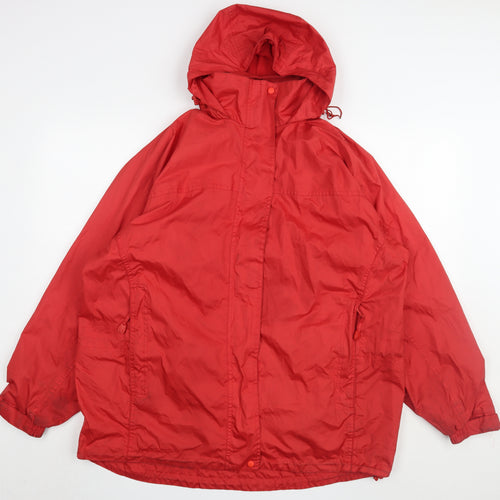 Bronte Men’s Red Hooded Parka Jacket M Sized Casual Outdoor