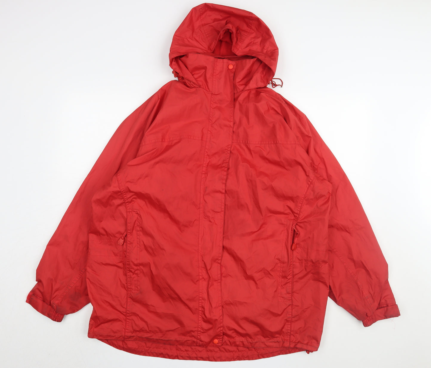 Bronte Men’s Red Hooded Parka Jacket M Sized Casual Outdoor