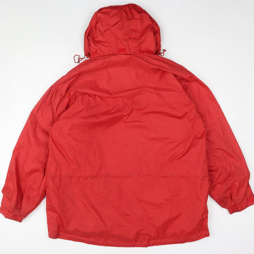 Bronte Men’s Red Hooded Parka Jacket M Sized Casual Outdoor