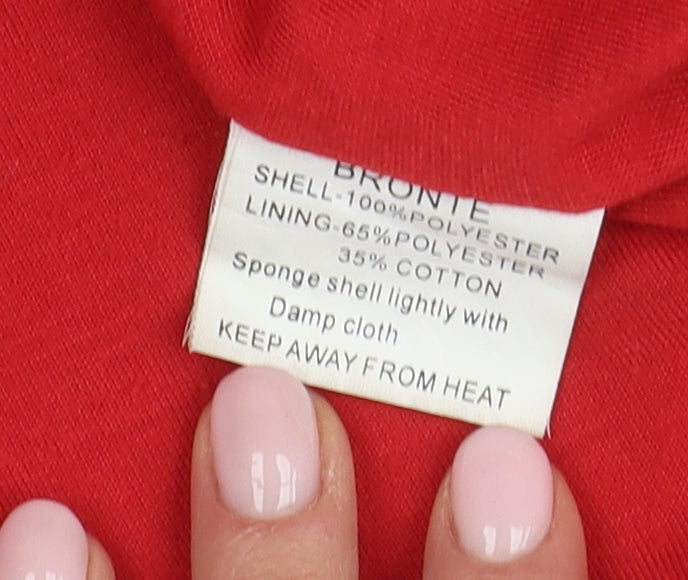 Bronte Men’s Red Hooded Parka Jacket M Sized Casual Outdoor