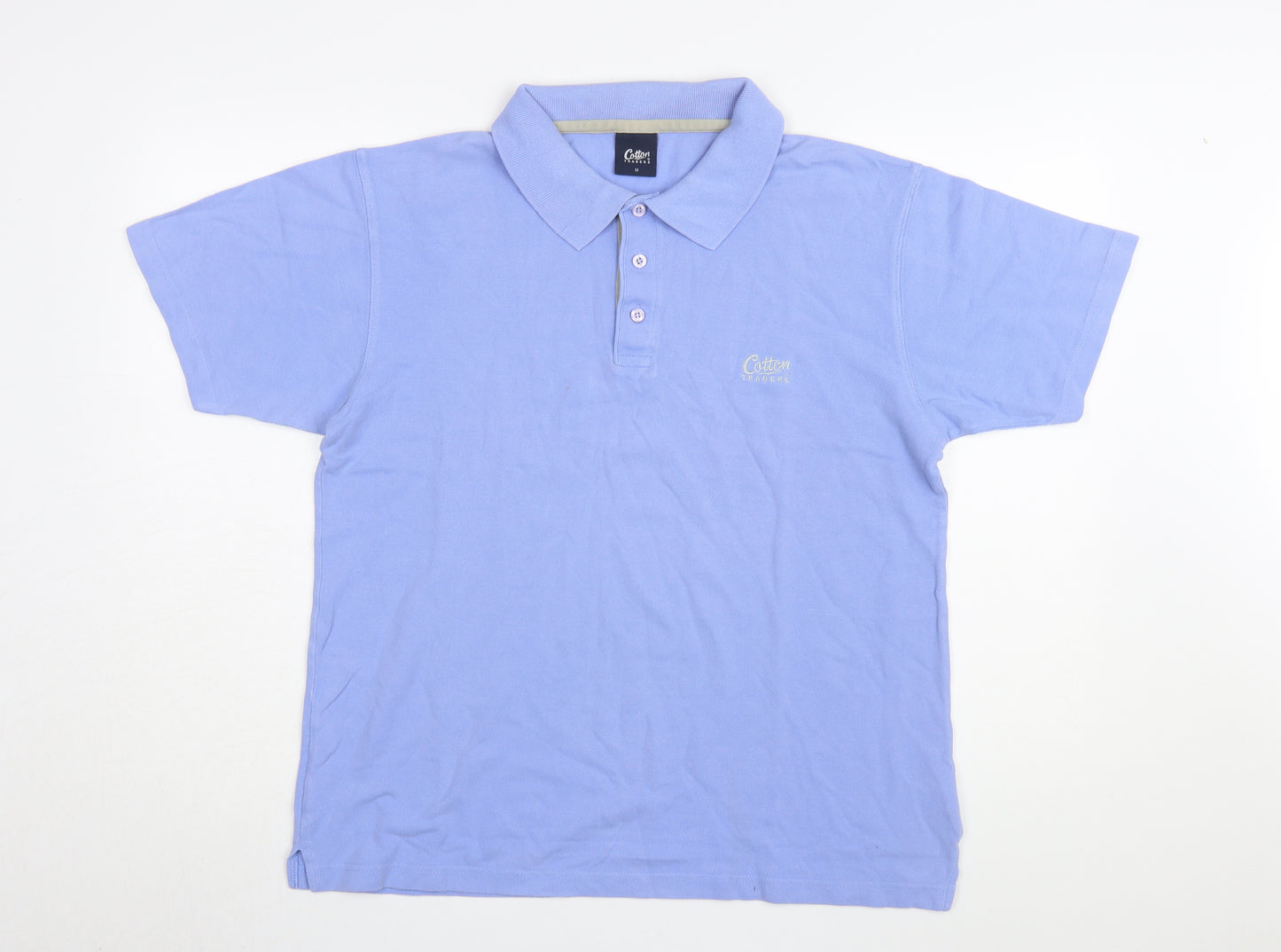 Cotton Traders Men's Blue Polo Shirt Size M
