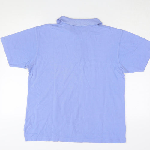 Cotton Traders Men's Blue Polo Shirt Size M