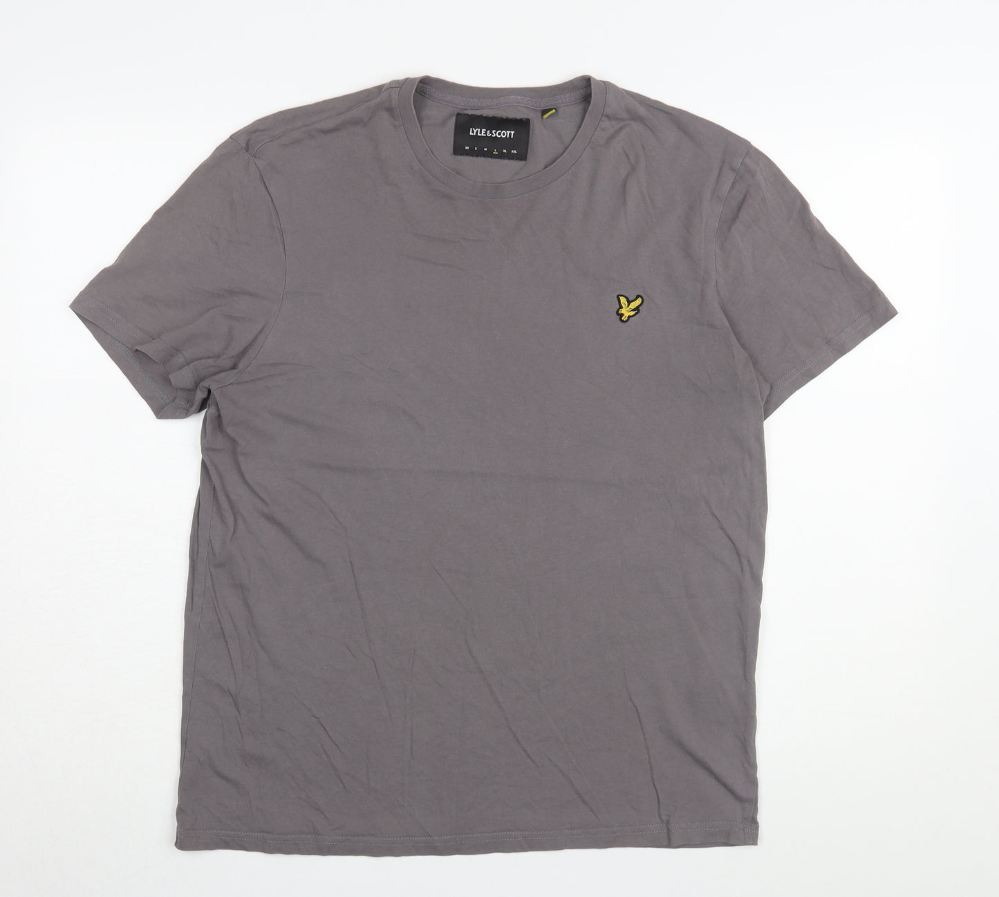 Lyle & Scott Men's Grey Cotton T-Shirt L