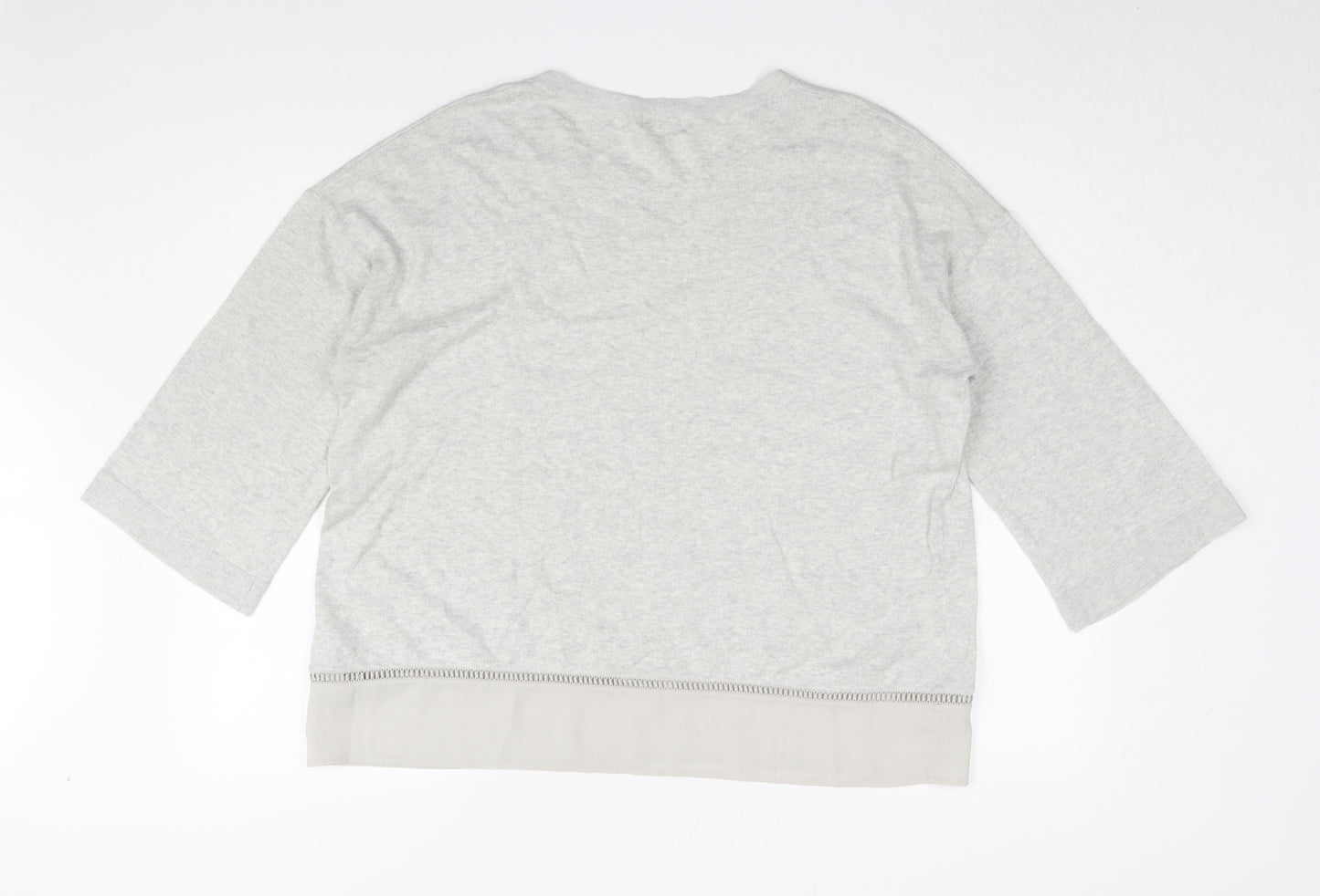 Monsoon Women’s Grey Pullover Jumper, Size L, Casual Knit