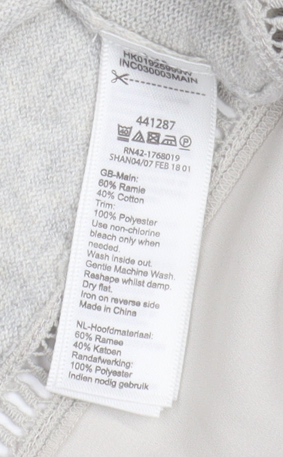 Monsoon Women’s Grey Pullover Jumper, Size L, Casual Knit