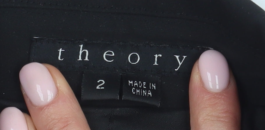 Theory Women's Black Blazer Size 6