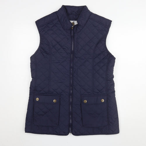 Country Estate Women's Blue Quilted Waistcoat 18