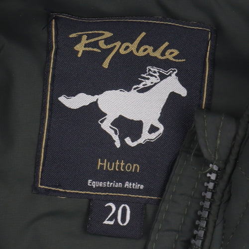 Rydale Women's Green Quilted Jacket Size 20