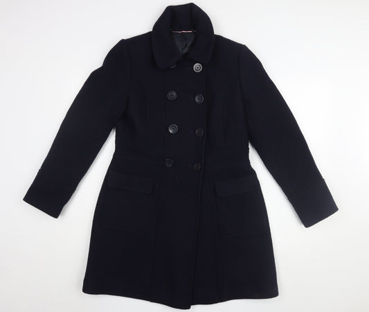 Laura Ashley Women's Black Pea Coat Size 12