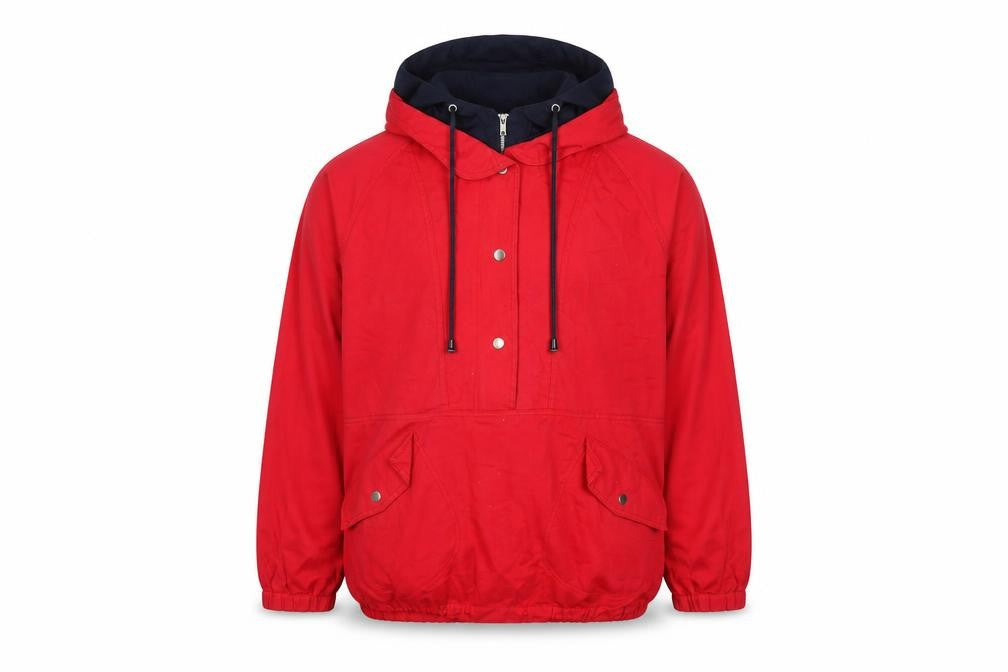 Vera Vanessa Red Anorak Jacket, M, Casual Unisex Outdoor