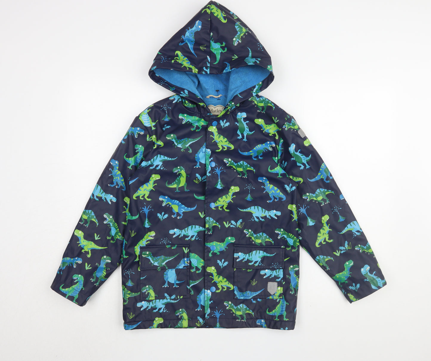 Hatley Boys Multicoloured Dinosaur Rain Coat, Size 10 Years