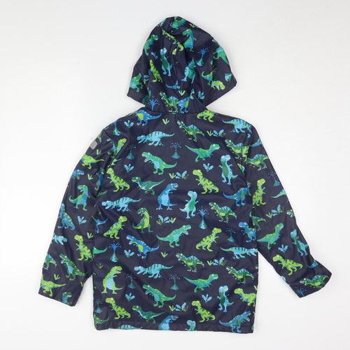 Hatley Boys Multicoloured Dinosaur Rain Coat, Size 10 Years