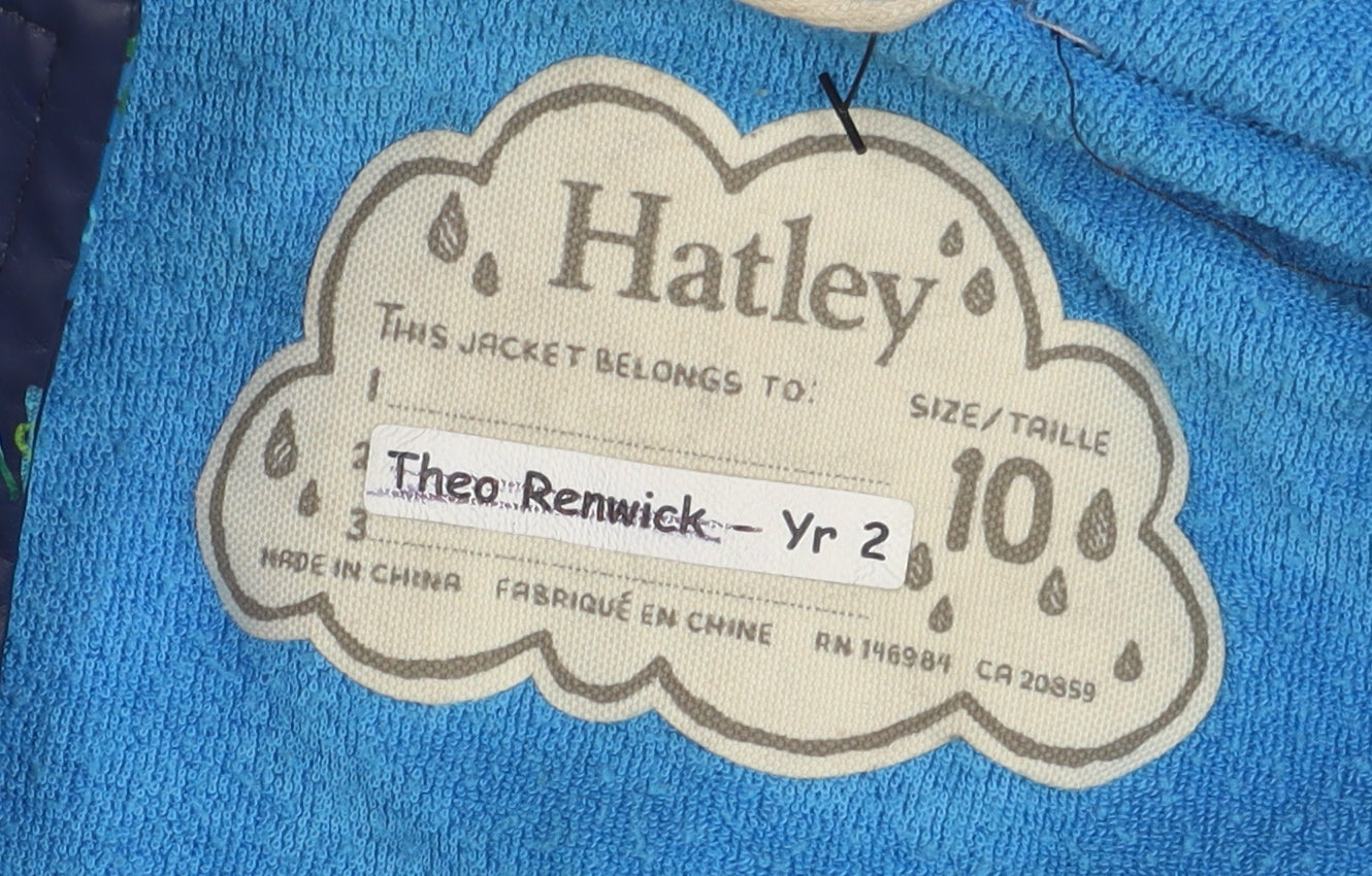 Hatley Boys Multicoloured Dinosaur Rain Coat, Size 10 Years