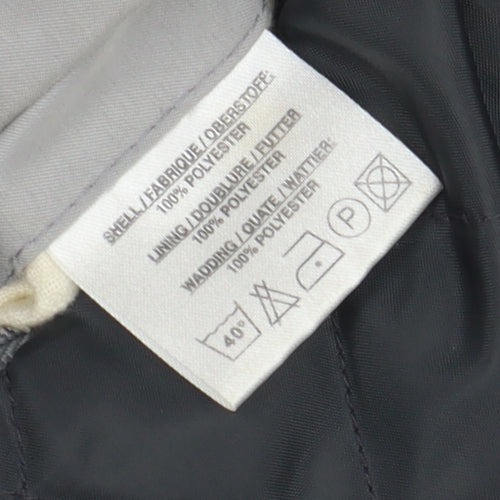 Baracuta Men's Grey Bomber Jacket Size S Polyester