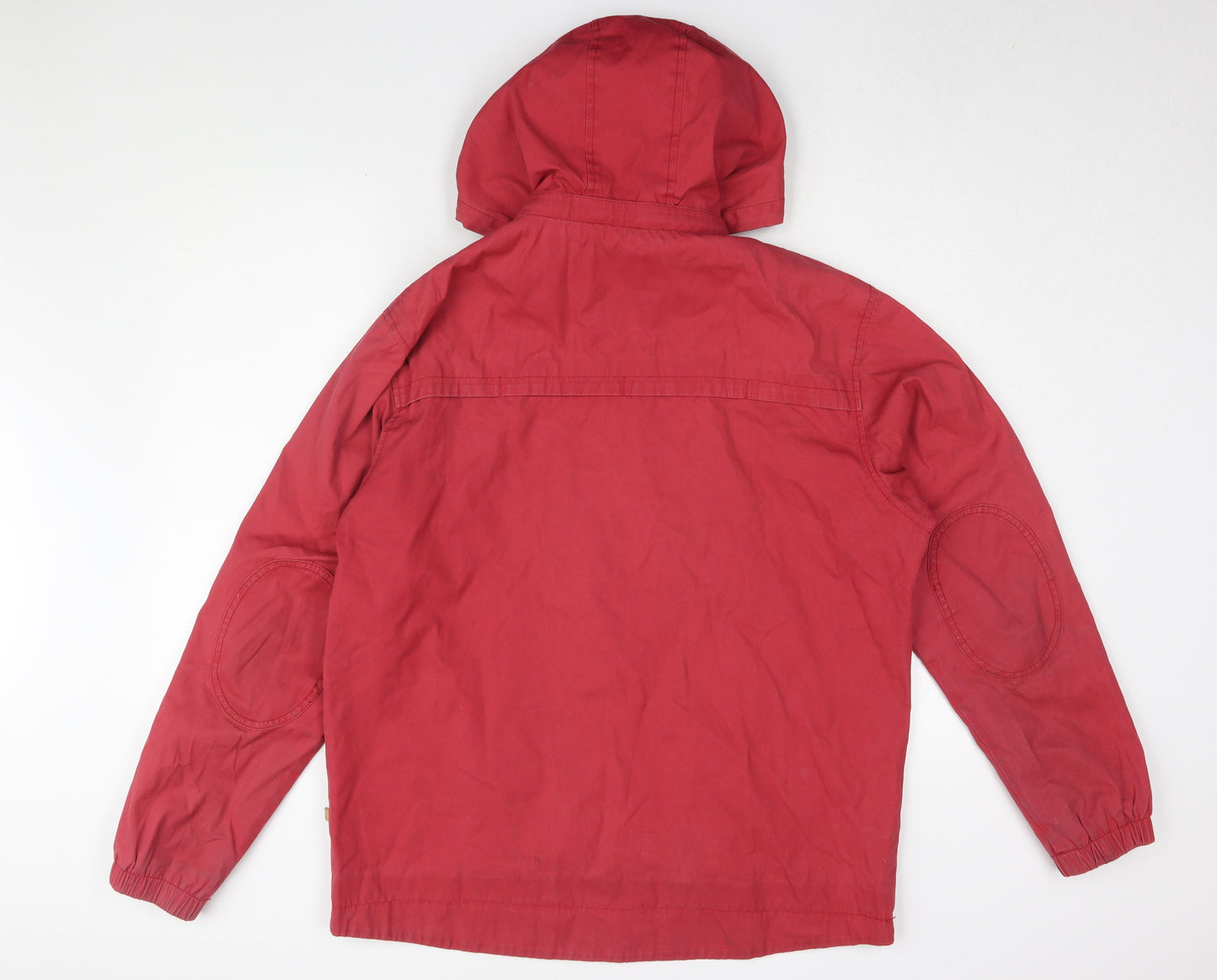 Farah Men's Red Hooded Windbreaker Jacket L