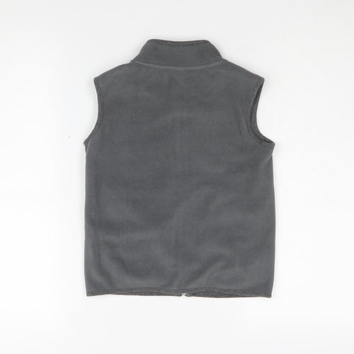 Mr. Cow Kids Boys Grey Sleeveless Jacket 7 Years