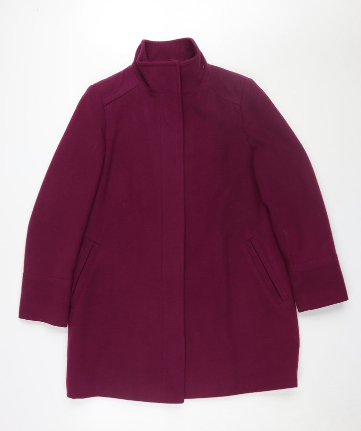 Marks and Spencer Women's Purple Overcoat Size 14