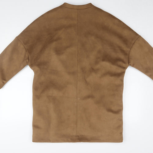 Oxygene Women's Brown Mid-Length Coat - Size S