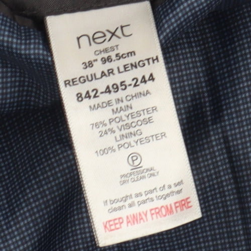 Next Men's Blue Blazer, Size 38R, Formal Wear