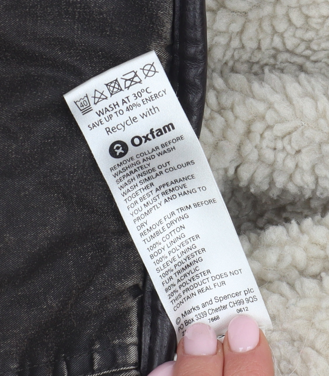 Marks and Spencer Women's Brown Fur Trim Parka Size 20