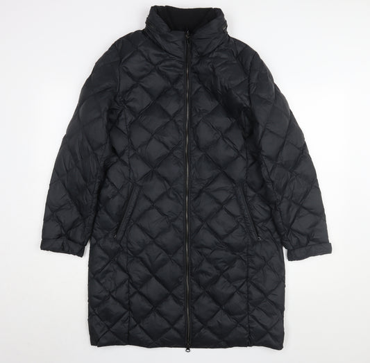 Marks and Spencer Women's Black Puffer Coat Size 12