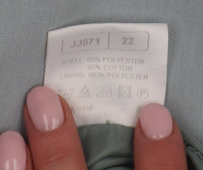 Classics Women's Blue Overcoat Size 22 Plus