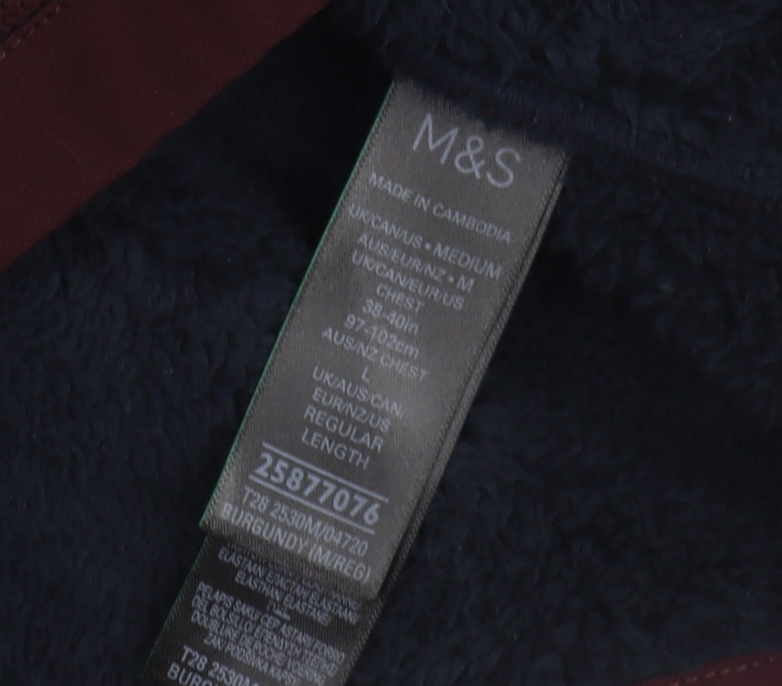 Marks and Spencer Men's Burgundy 3-in-1 Jacket M