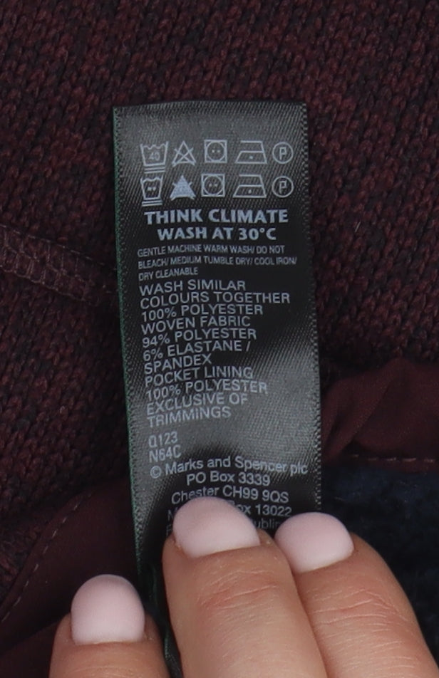 Marks and Spencer Men's Burgundy 3-in-1 Jacket M