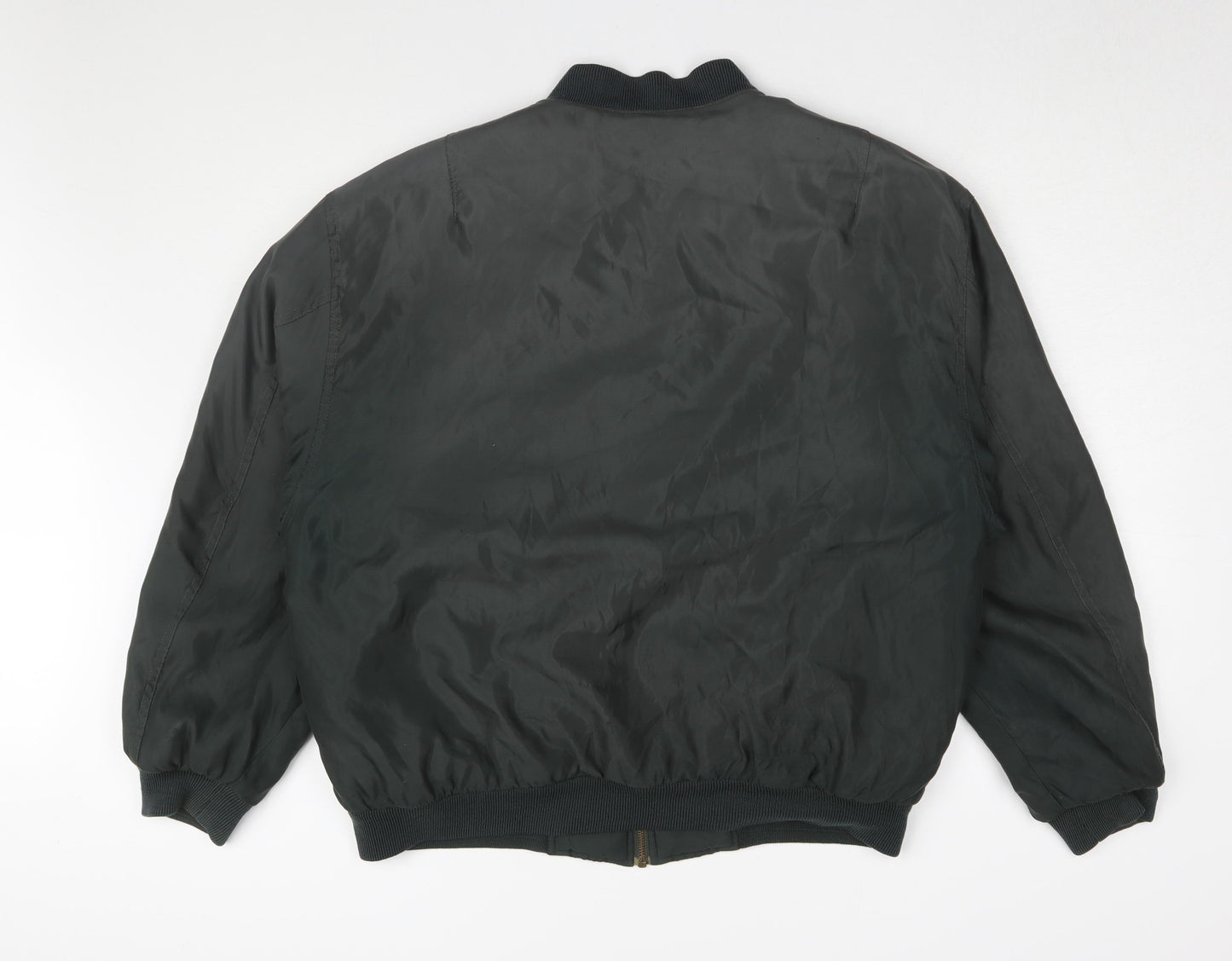 Marks and Spencer Men's Green Bomber Jacket M