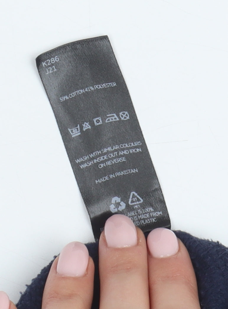 Very Women's Blue Pullover Hoodie, Size 10, Hooded