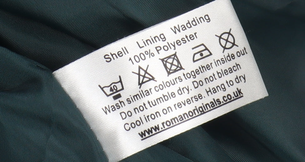 Roman Green Women's Puffer Jacket Size 14