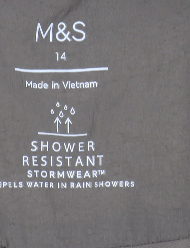 Marks & Spencer Women's Brown Size 14 Puffer Jacket