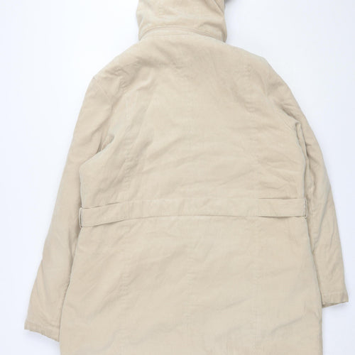 Klass Collection Women's Beige Parka Jacket Size M
