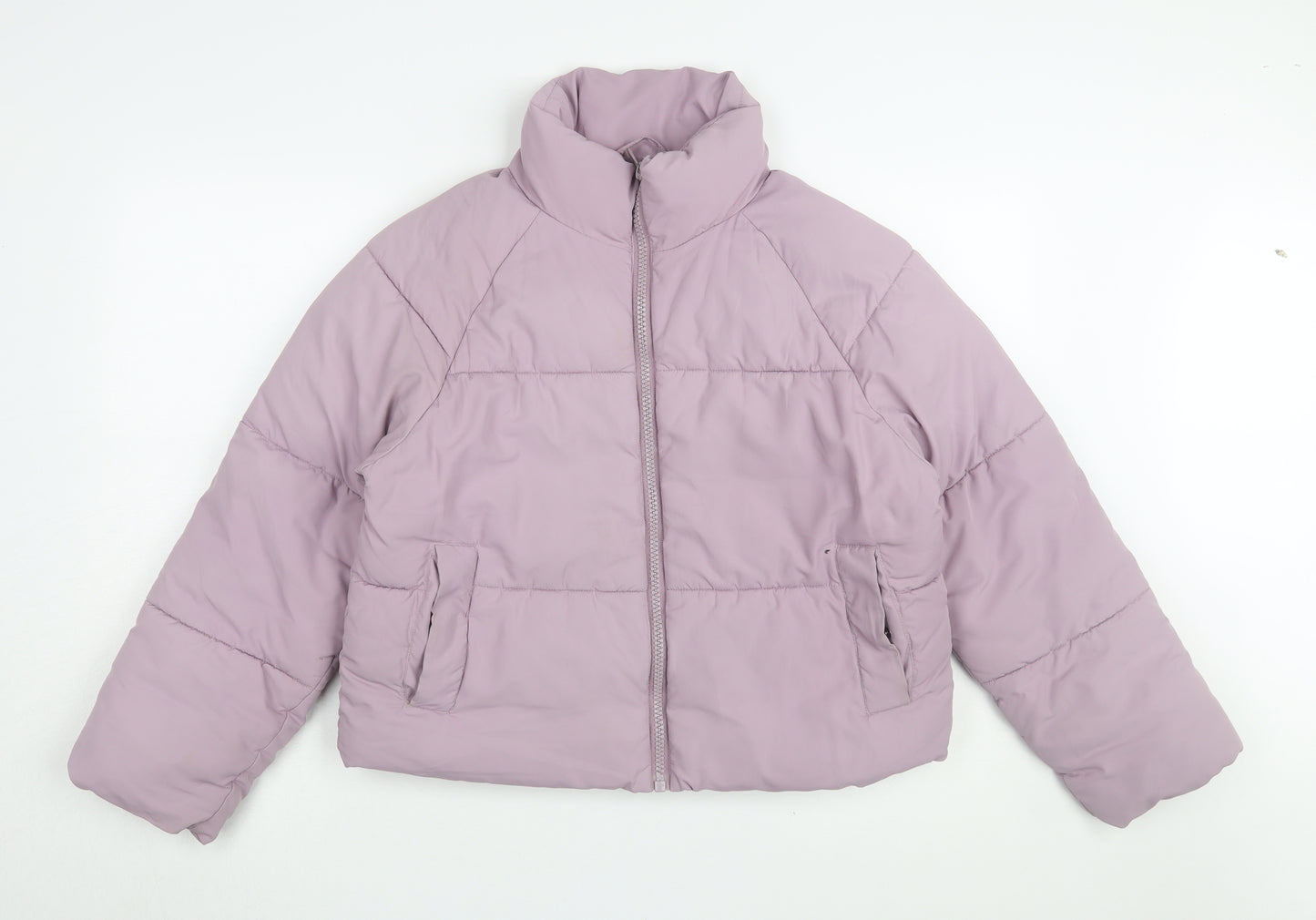 Monki Women's Purple XS Puffer Jacket
