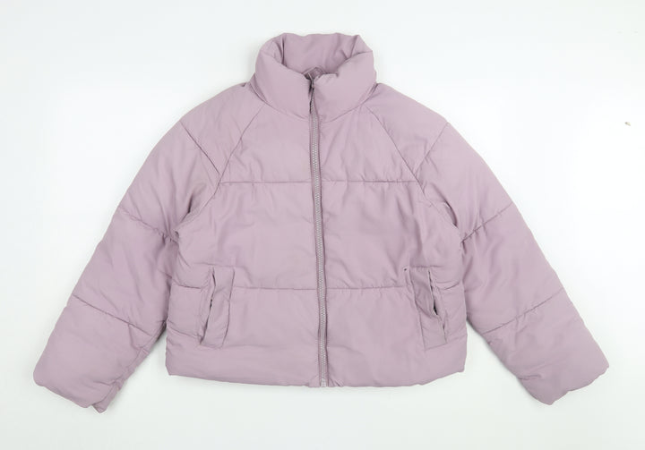 Monki Women's Purple XS Puffer Jacket