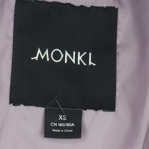 Monki Women's Purple XS Puffer Jacket