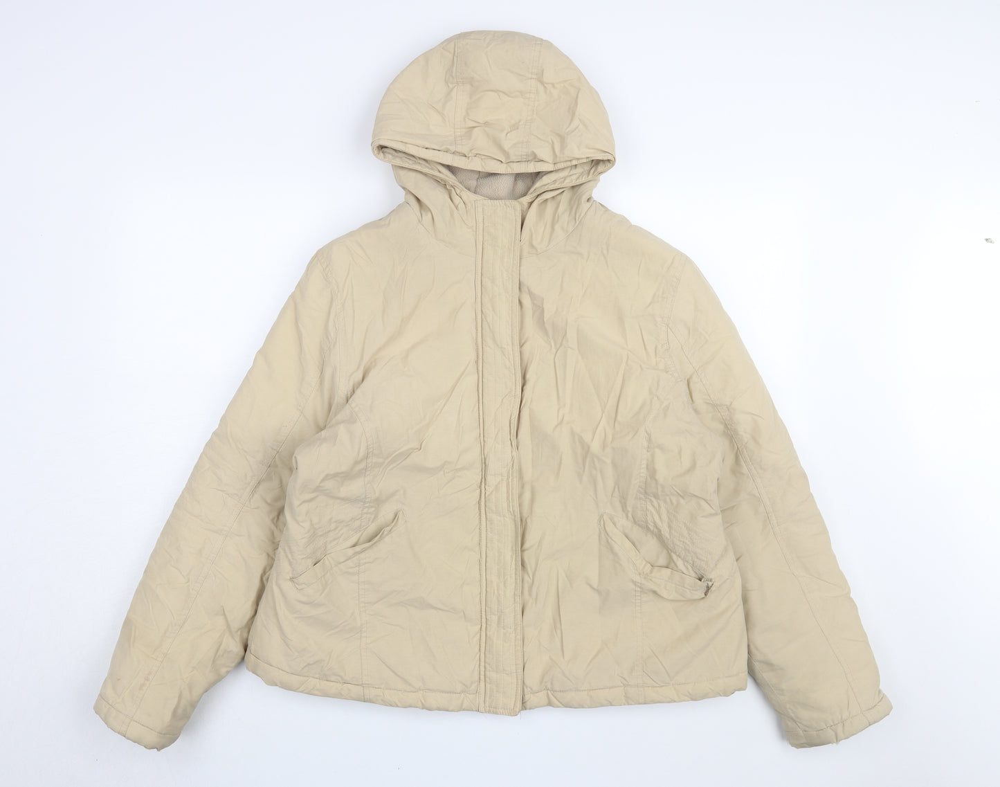 Dorothy Perkins Women's Beige Puffer Jacket Size 20